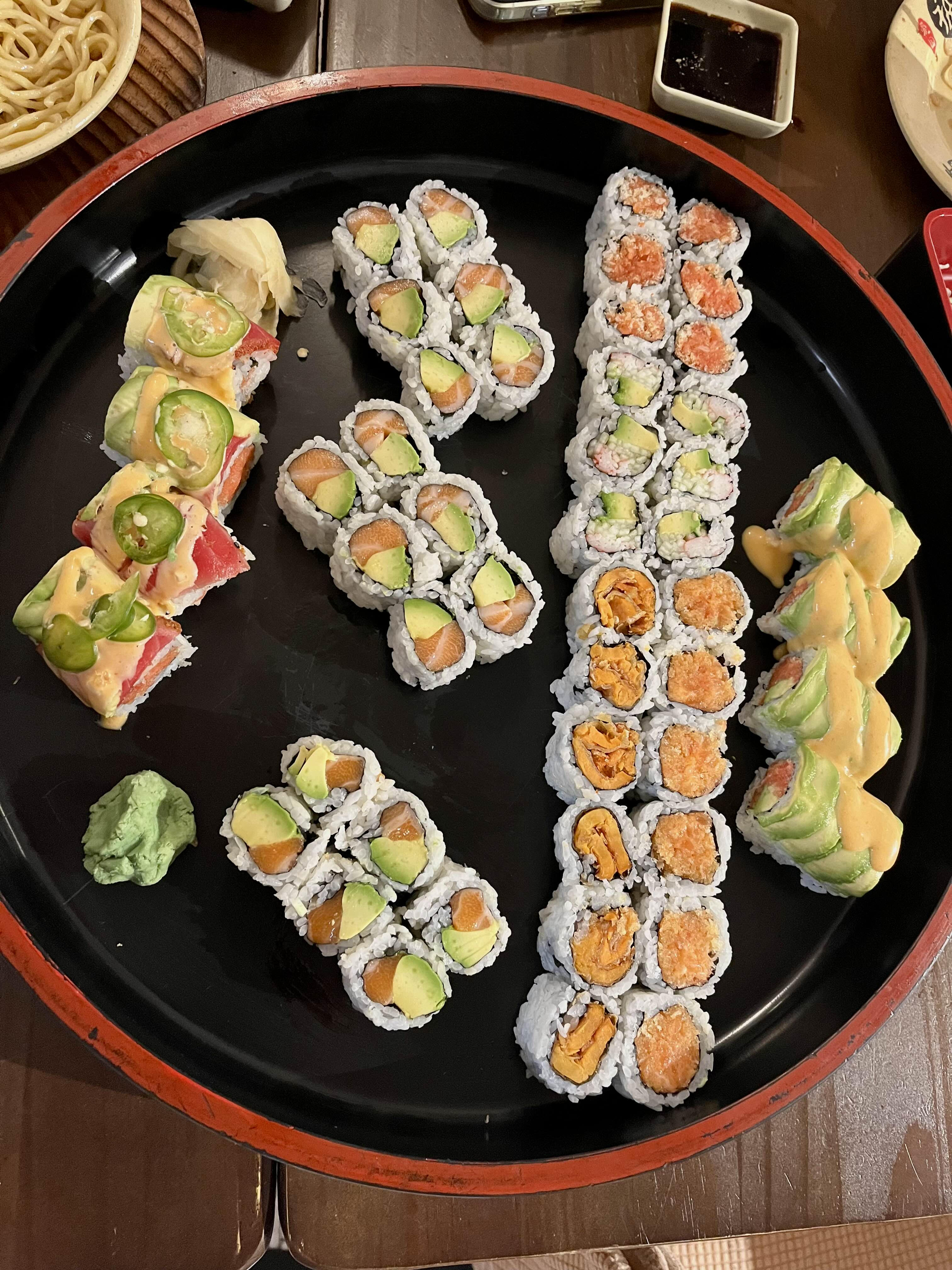 another sushi platter