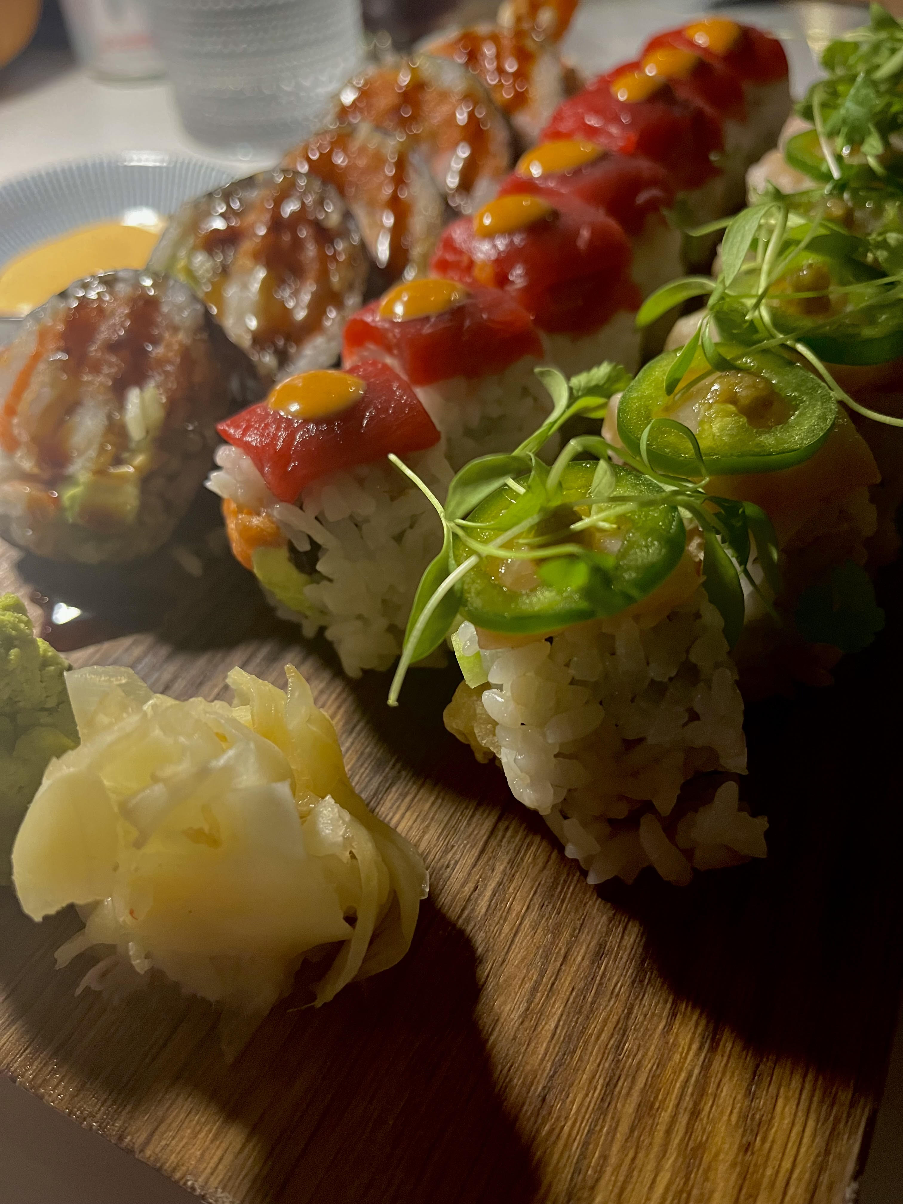 sushi platter